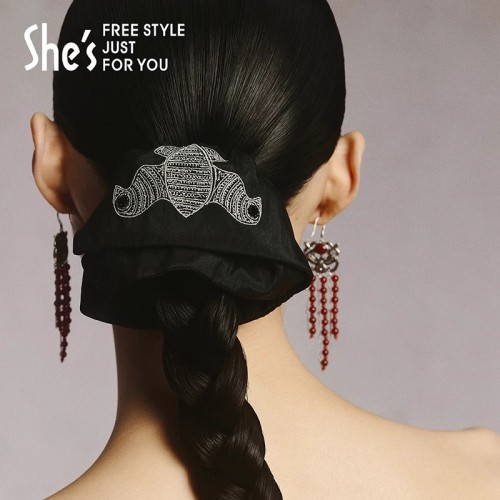 Red Lantern Stud Earrings