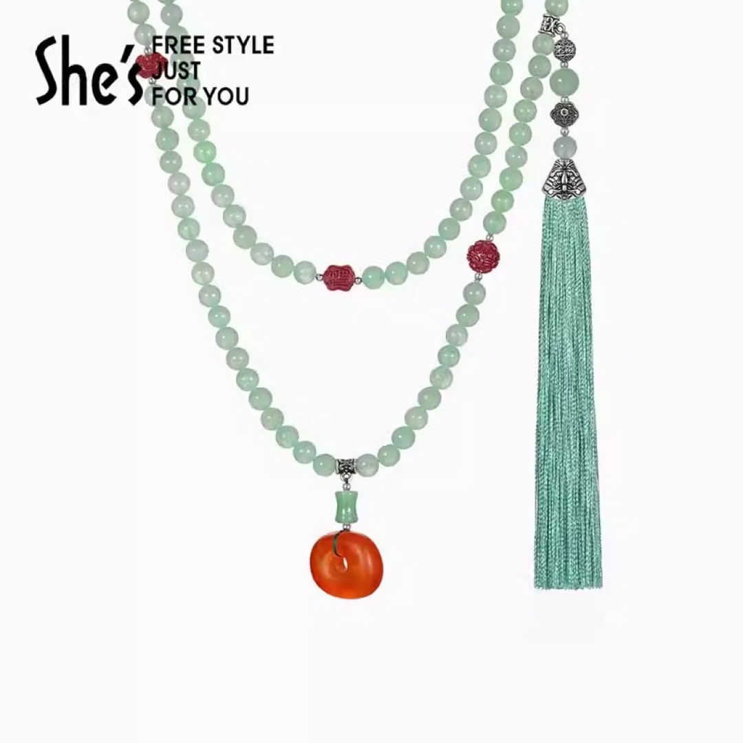 Oriental Pagoda Necklace